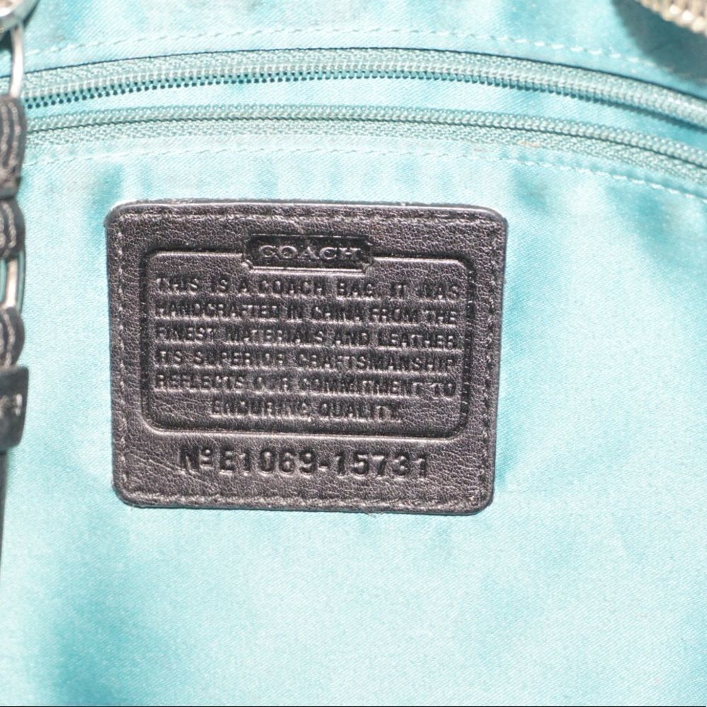 COACH Black Mia Embossed Leather Bag, E1069-15731 - Picture 10 of 11